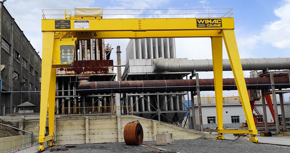 Двухбалочный козловой кран - детали