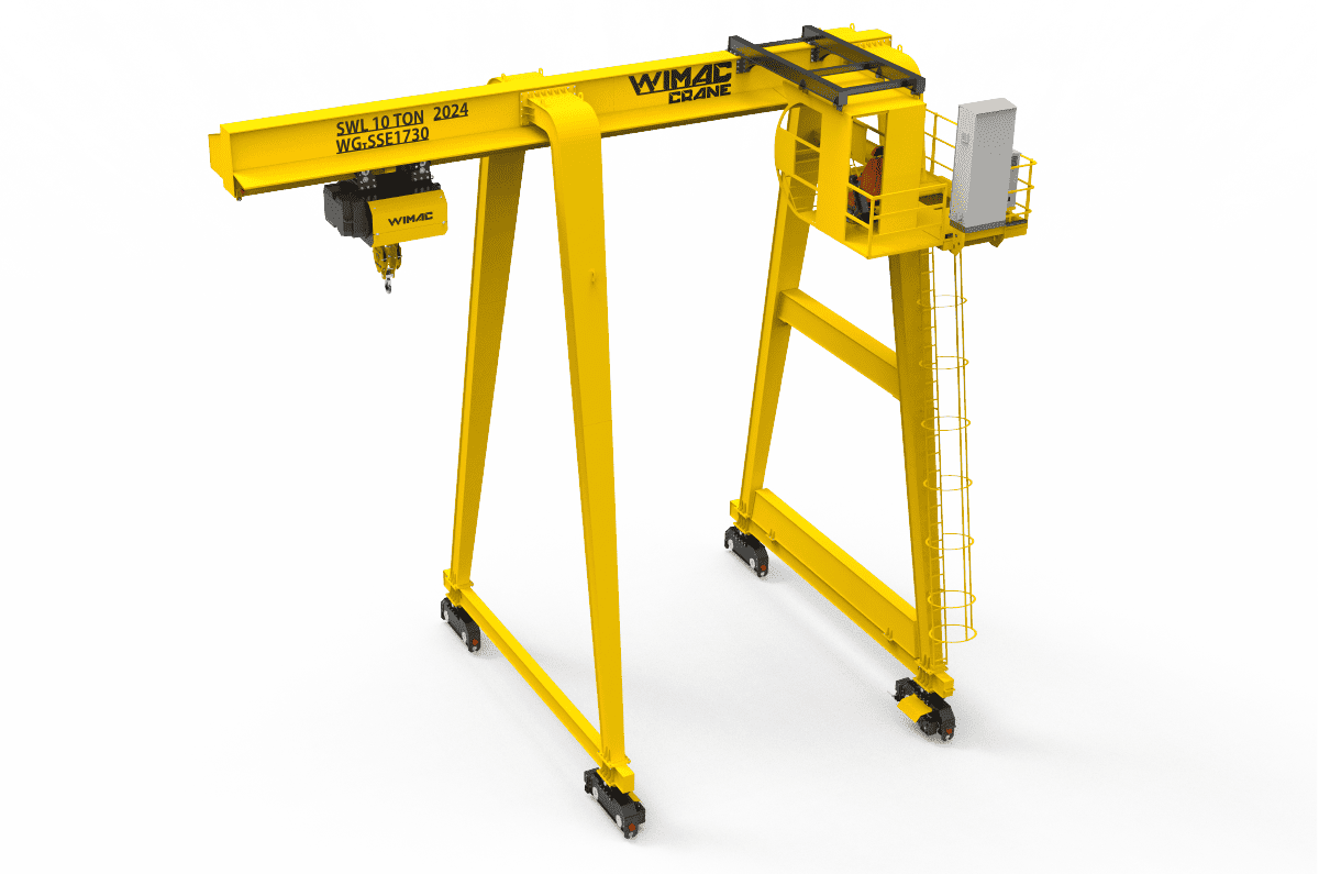 Однобалочный козловой кран с консолью