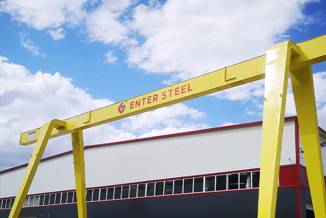 Однобалочный козловой кран в Турции