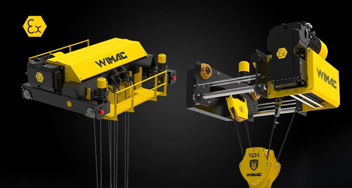 Взрывозащищённая канатная таль - Таль с сертификатом ATEX Турция