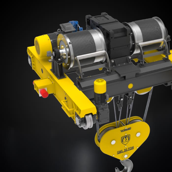 Поворотная канатная таль - Таль с поворотом 360 градусов Турция